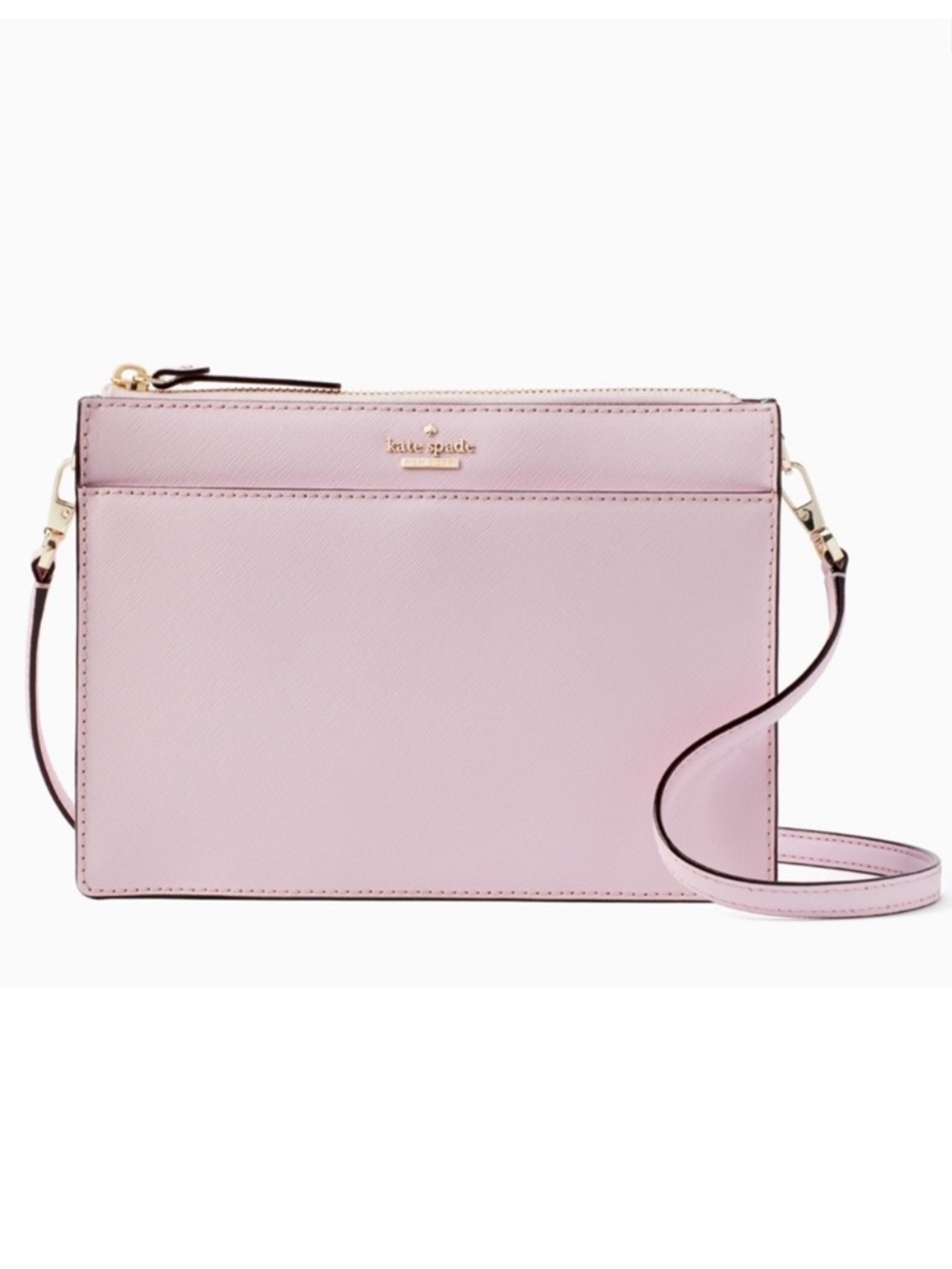 KATE SPADE Cameron Street Clarise Pink Lemonade Crossbody Small Leather Bag